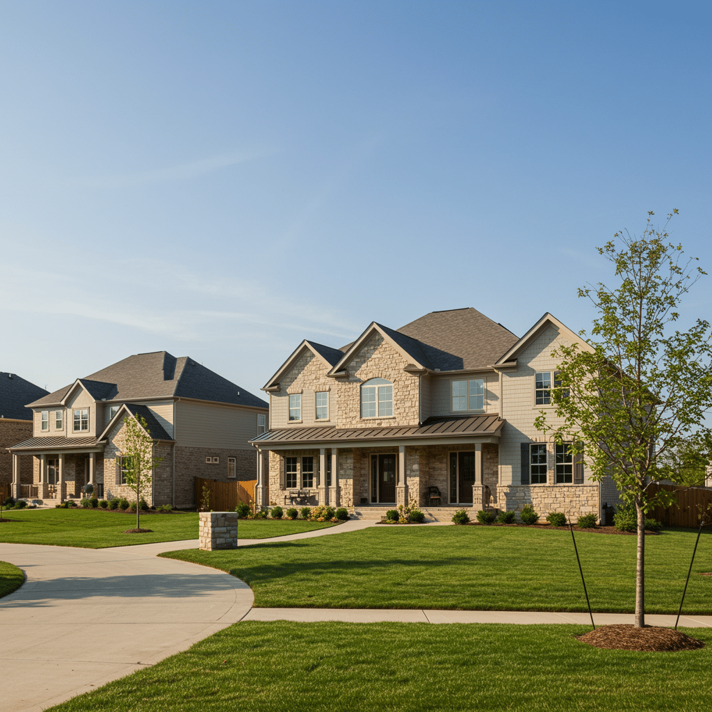 Carmel IN construction and remodeling services elegant home exterior near 50 N Addison St Indianapolis Indiana
