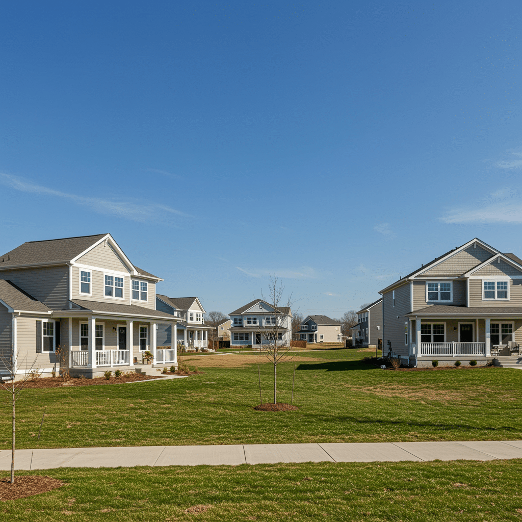 Beautiful Westfield Indiana neighborhood with modern remodeled homes, new home additions, and freshly painted exteriors near 50 N Addison St Indianapolis, Indiana 46222-4134 United States